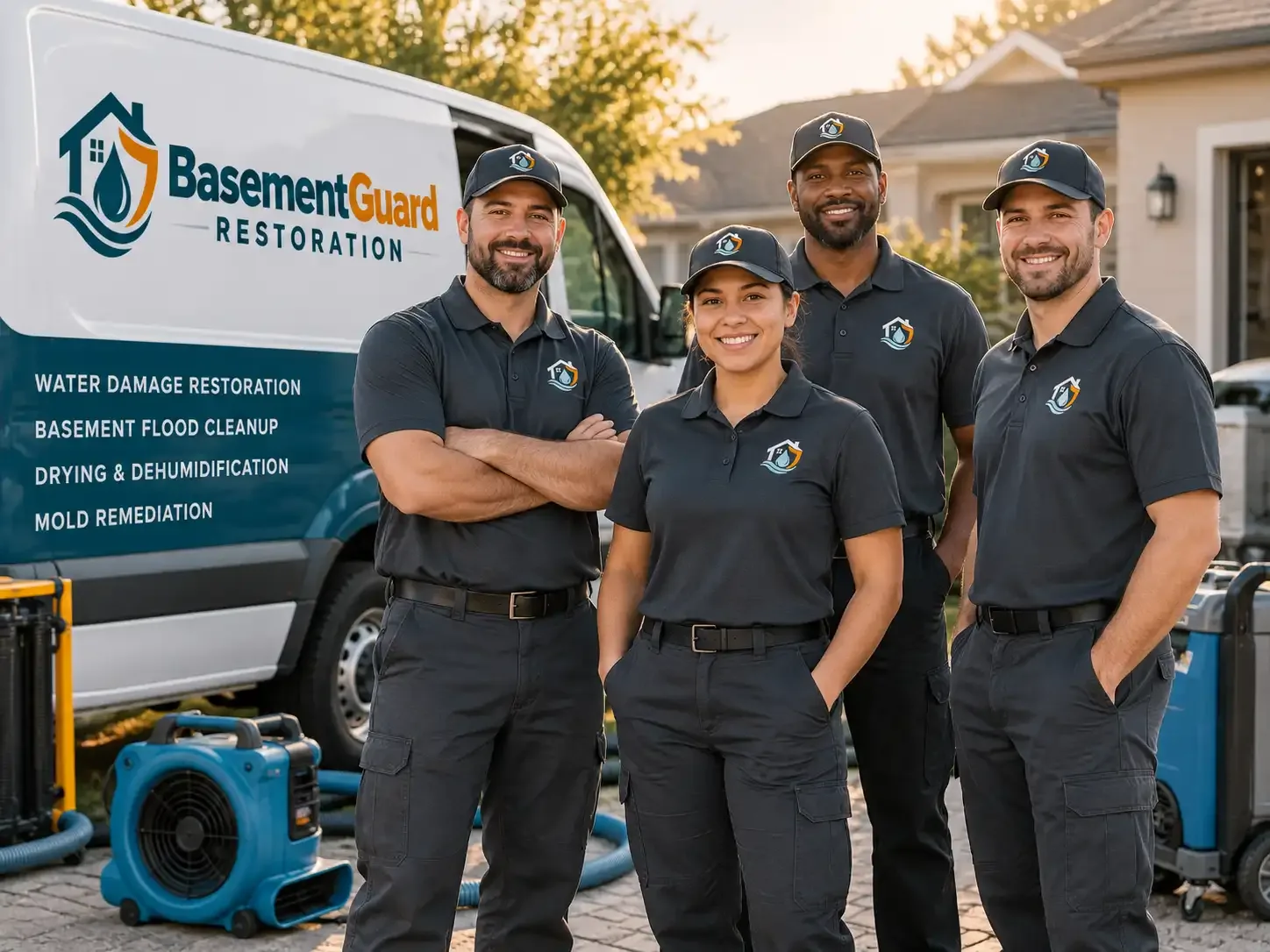 Basement Water Damage Restoration company in Reydell, AR